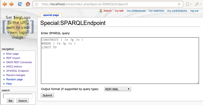 SPARQL Endpoint works